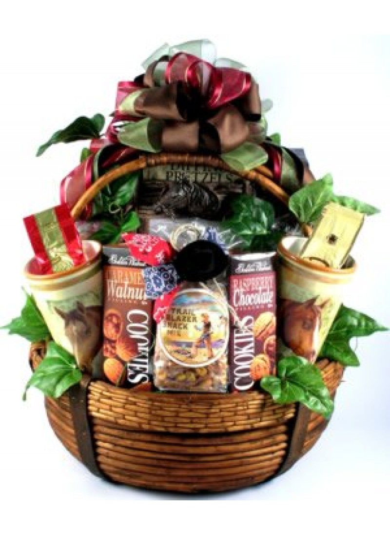 Gourmet Horse Lover's Gift Basket | Lovely Ho...