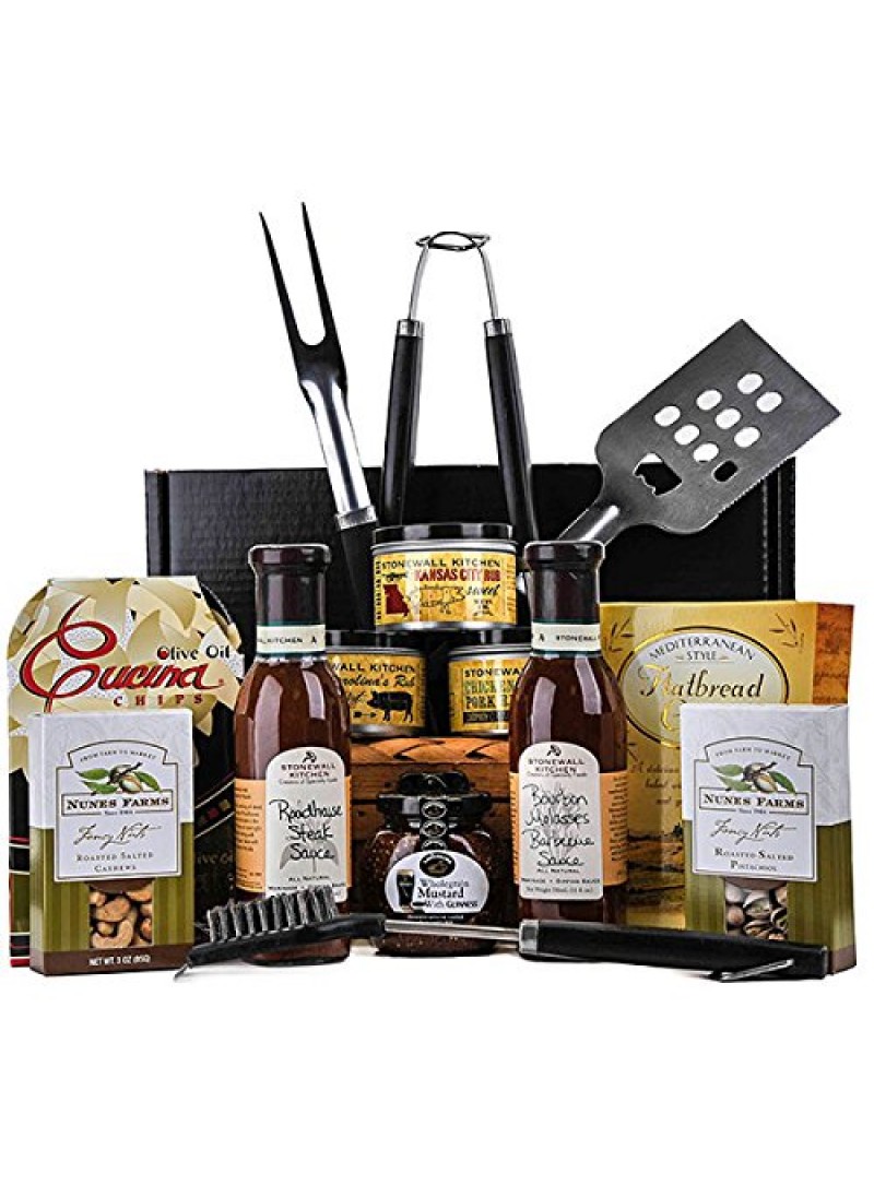 Grilling Gift Basket For Barbecue